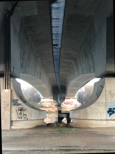 Pont A14 à Nanterre