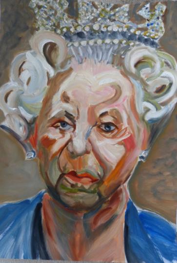 Queen Elizabeth II d'après Lucian Freud