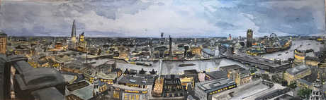 Panoramique - Londres vue de St Paul